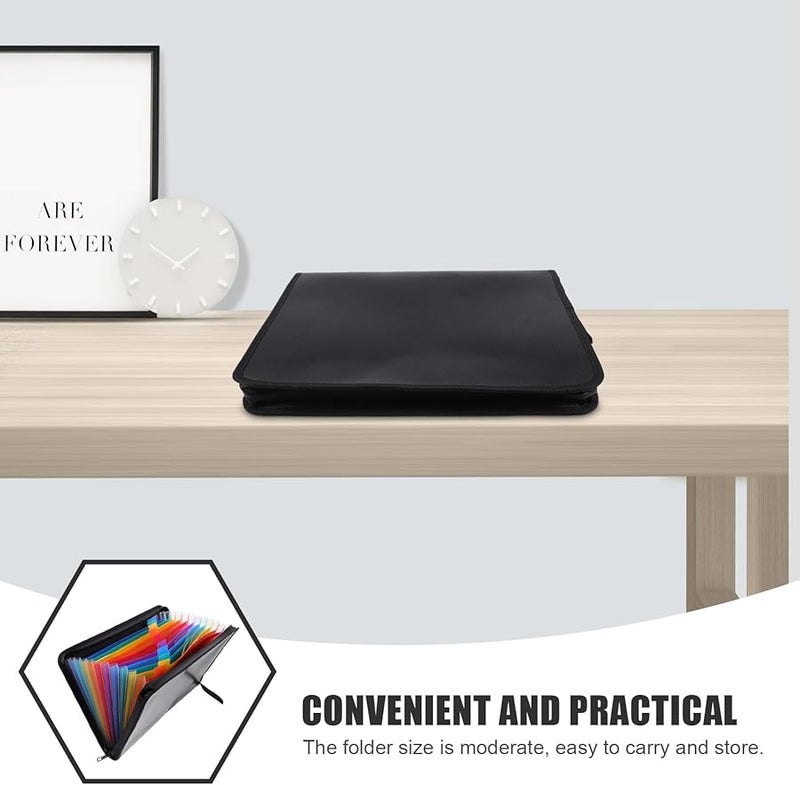 Waterproof Fire Resistant Zipper Accordion File Organizer With Color Coded Tabs - Image 5